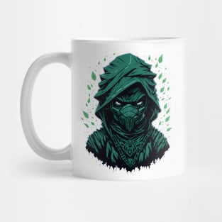 Maltese as green angry ninja in mask Mug